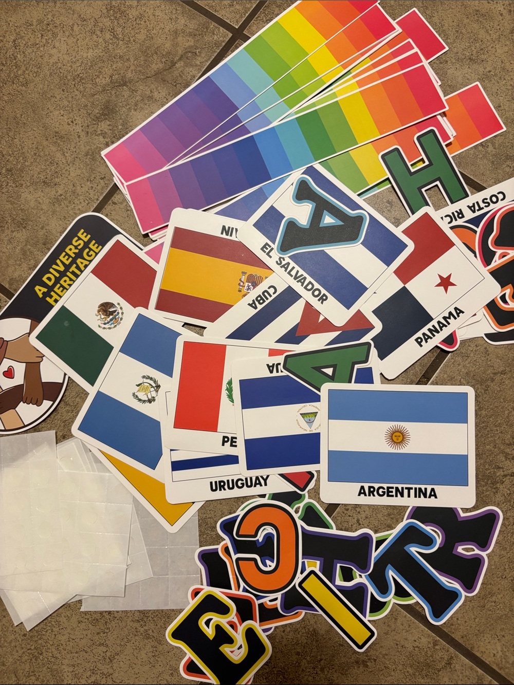 Hispanic Heritage Wall Stickers for Classroom